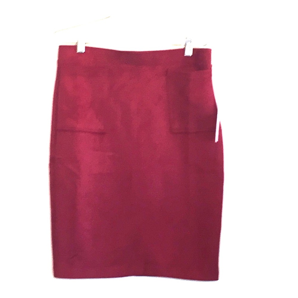 New Carole Wren Faux Suede Skirt